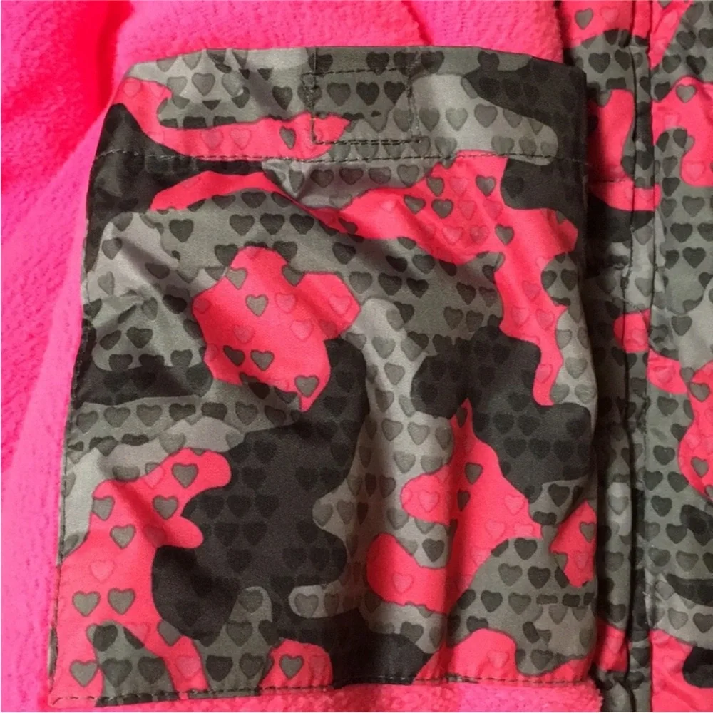 Pink Platinum Advanced Girls Winter Camo Puffer Jacket